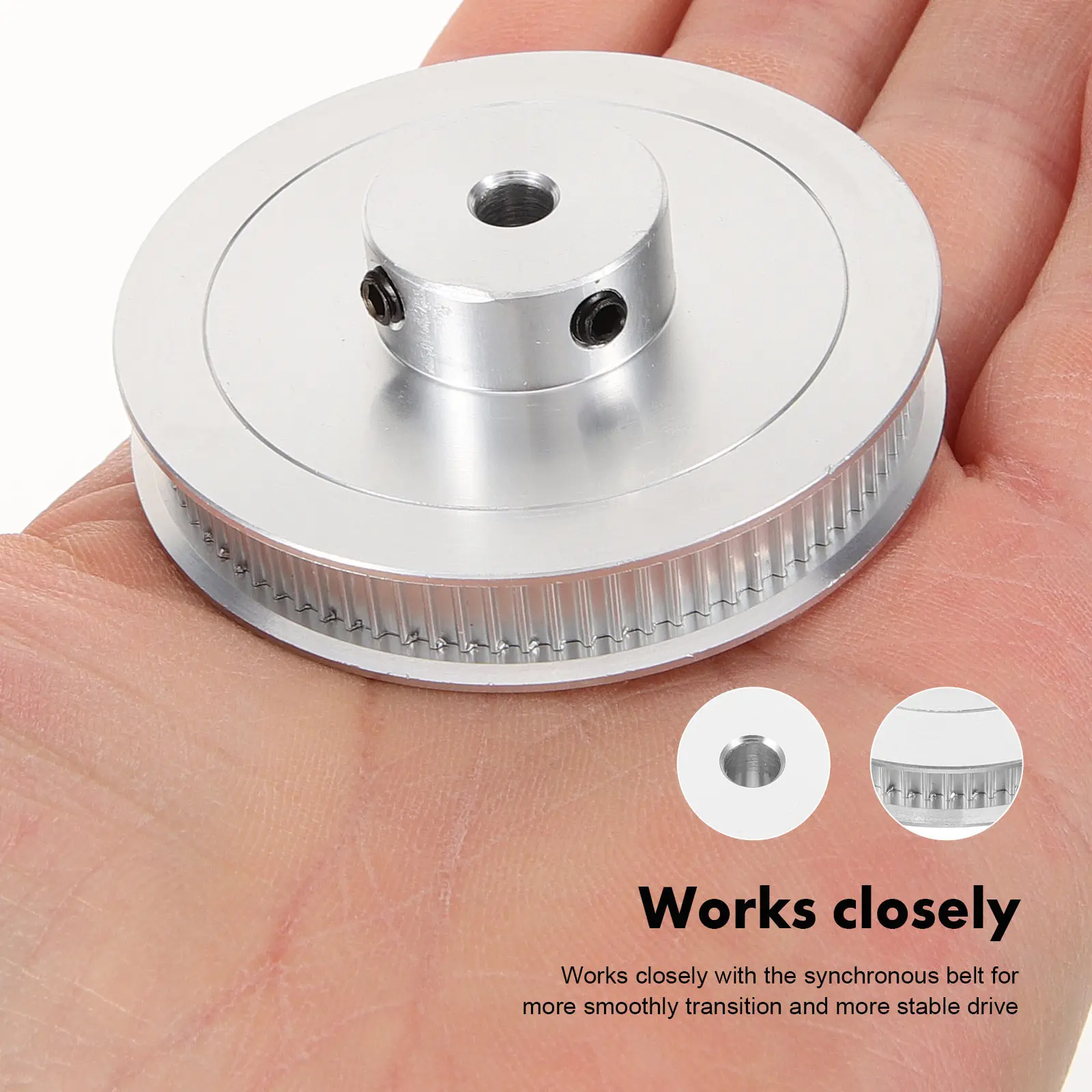 Aluminum Alloy 3D Printer Synchronous Wheel Timing Pulley for Smooth Quiet Damping Transmission Waterproof Wear Resistant
Aluminum Alloy 3D Printer Synchronous Wheel Timing Pulley for Smooth Quiet Damping Transmission Waterproof Wear Resistant