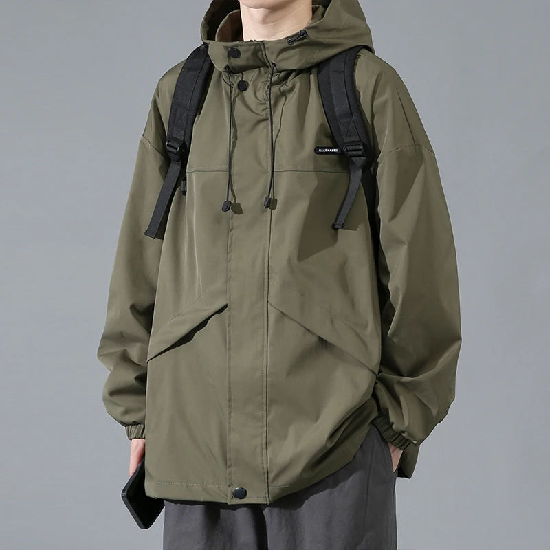 Spring Autumn New Hiking Jackets for Men Fashion Quality Hooded Coats Solid Color Windproof Zipper Outerwear Plus Size M-5XL
Spring Autumn New Hiking Jackets for Men Fashion Quality Hooded Coats Solid Color Windproof Zipper Outerwear Plus Size M-5XL