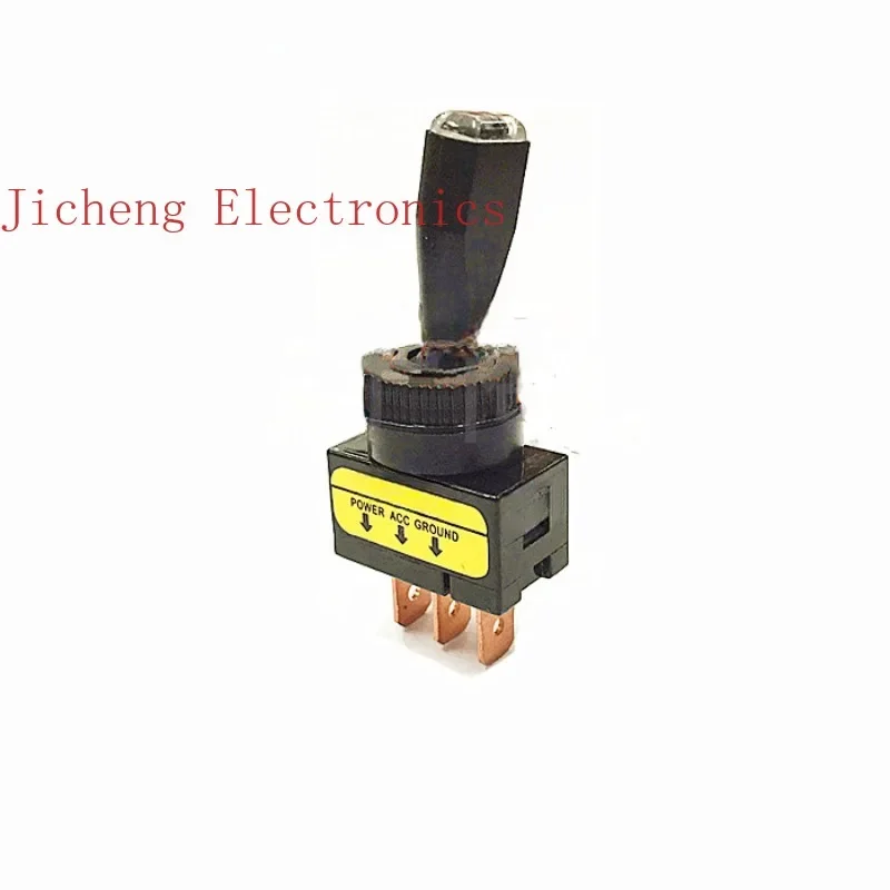 10PCS Imported shaking head, button R13-61L car switch 3 feet 2 gears, with light 12MM
10PCS Imported shaking head, button R13-61L car switch 3 feet 2 gears, with light 12MM