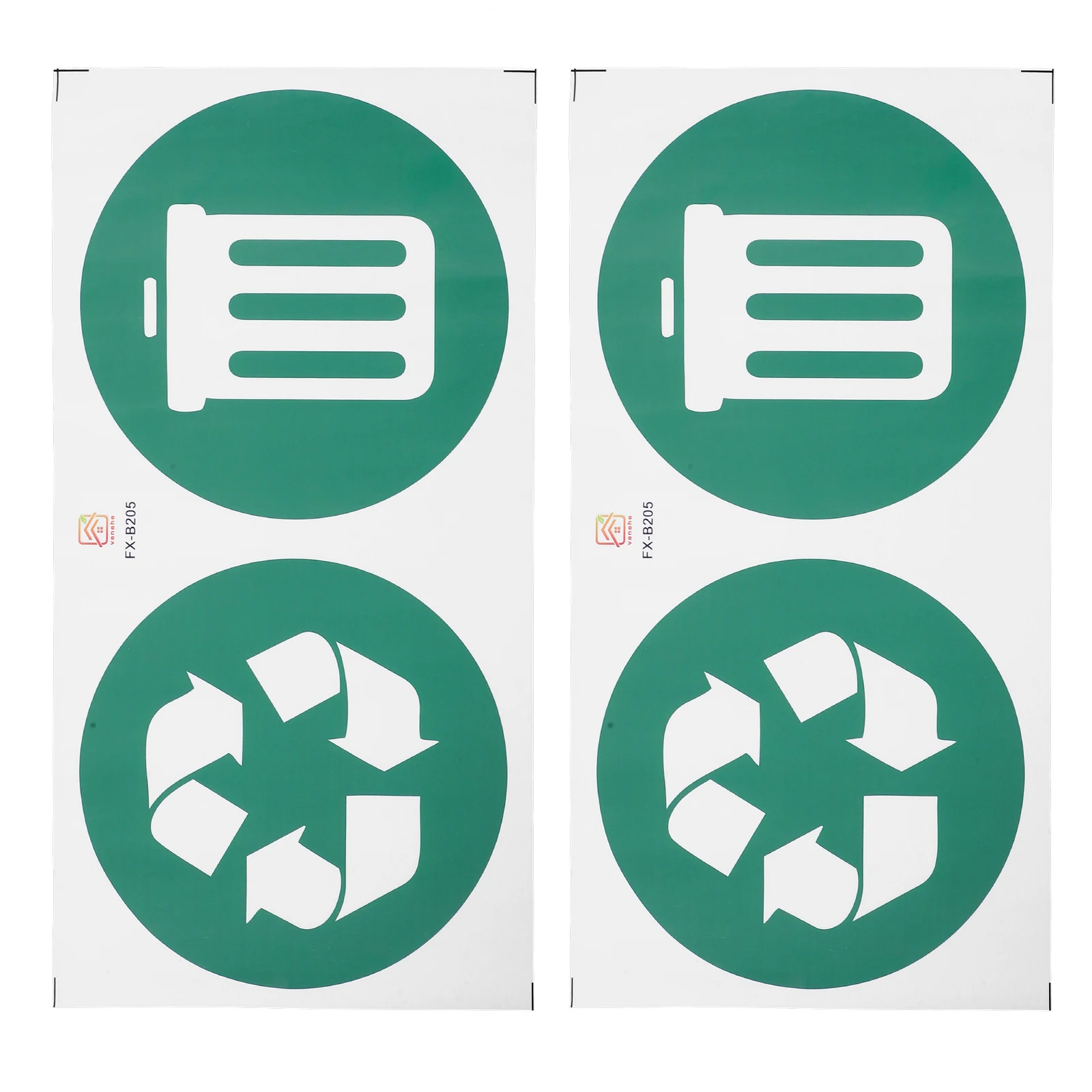 2 Sheets Trash Can Stickers Recycling Labels Garbage Classification PVC Material Outdoor Waste Container Signs
2 Sheets Trash Can Stickers Recycling Labels Garbage Classification PVC Material Outdoor Waste Container Signs