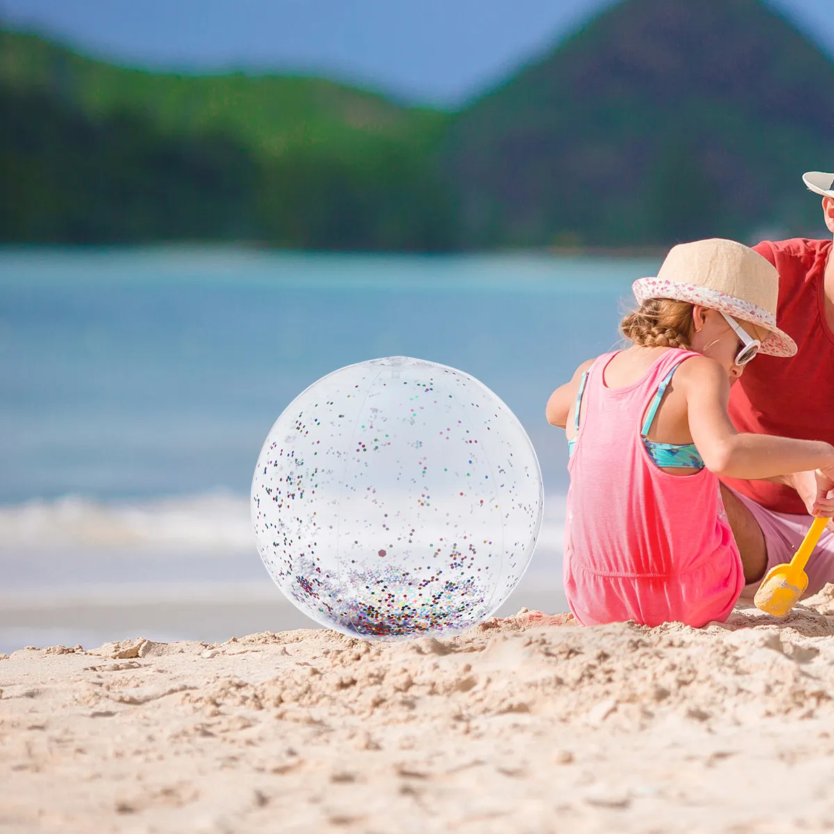 Sequin Transparent Inflatable Ball Durable Safe Kids Beach Ball Pool Play Fun Outdoor Indoor Party Favor Sequin Beach Balls
Sequin Transparent Inflatable Ball Durable Safe Kids Beach Ball Pool Play Fun Outdoor Indoor Party Favor Sequin Beach Balls