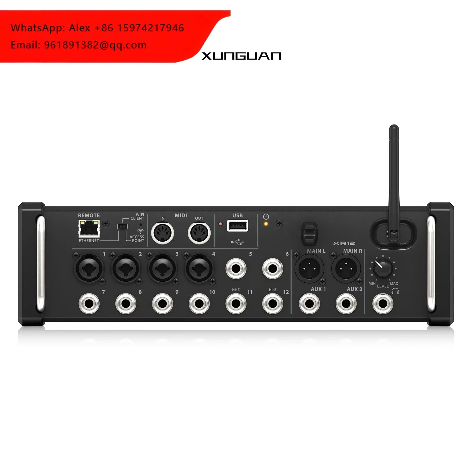 XR12 Hot Sales Professional 12 Input Portable/Rack-mountable Digital Audio Mixer For IPad And Android Tablets
XR12 Hot Sales Professional 12 Input Portable/Rack-mountable Digital Audio Mixer For IPad And Android Tablets