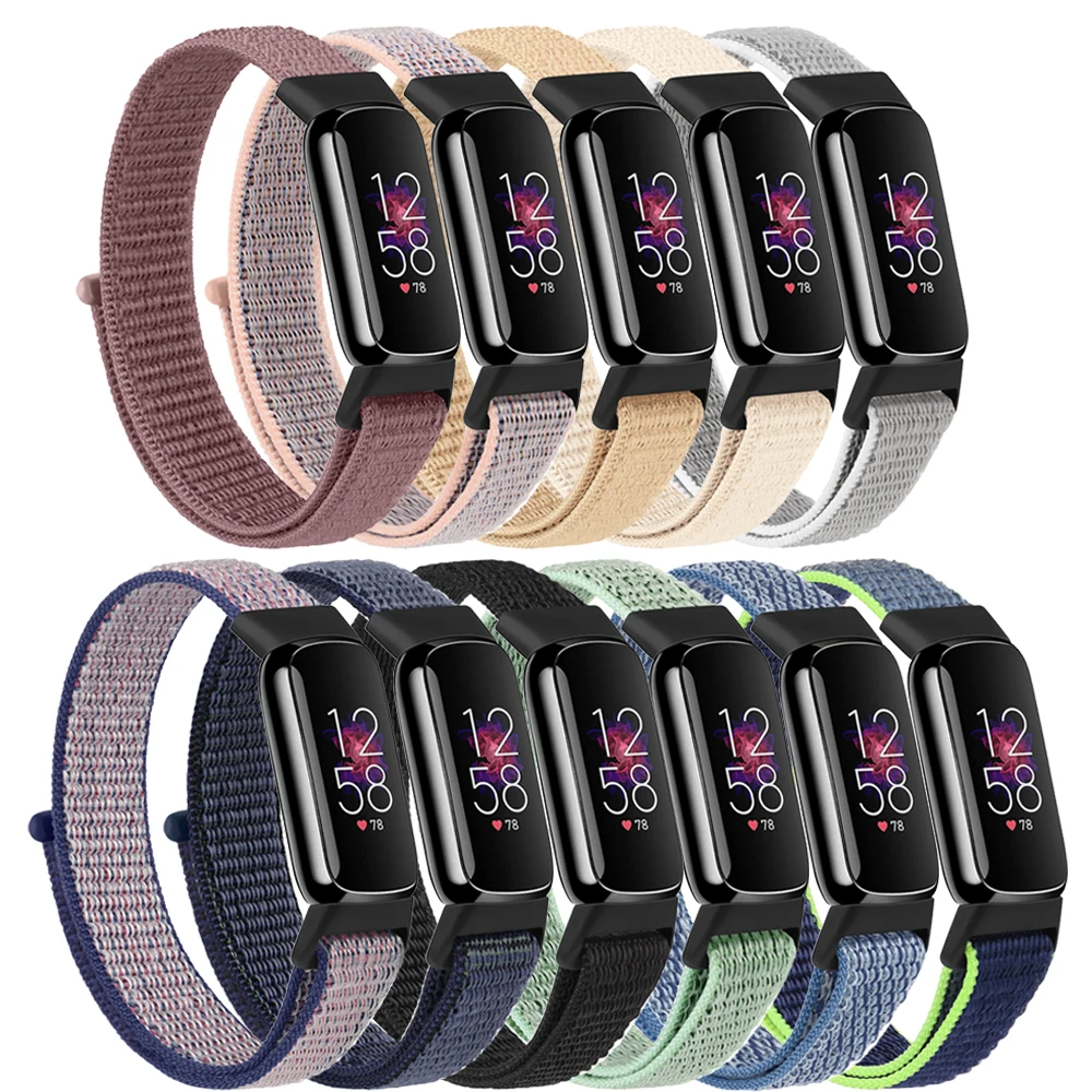 Ремешок нейлоновый для часов Fitbit Luxe, регулируемый сменный Браслет для наручных часов Fitbit Luxe
Ремешок нейлоновый для часов Fitbit Luxe, регулируемый сменный Браслет для наручных часов Fitbit Luxe