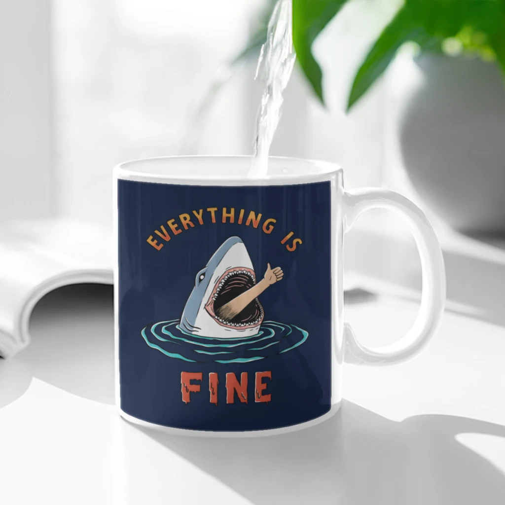 Everything is Fine Ceramic Cup Coffee Oatmeal Breakfast Cup Creative Personality Mug
Everything is Fine Ceramic Cup Coffee Oatmeal Breakfast Cup Creative Personality Mug