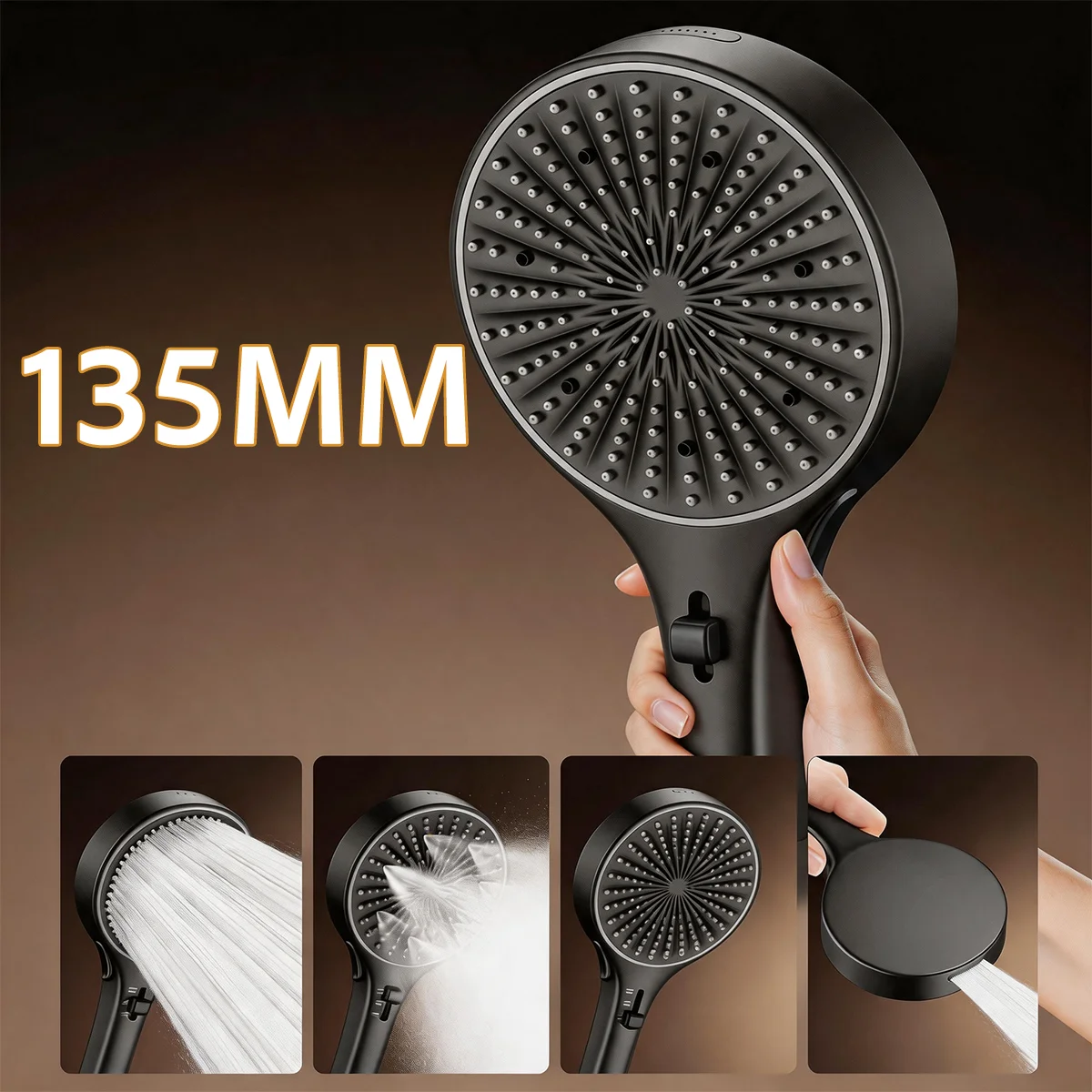 Extra-large panel handheld pressurized shower head super adjustable multi-functional pressurized high-flow-rate shower faucet
Extra-large panel handheld pressurized shower head super adjustable multi-functional pressurized high-flow-rate shower faucet