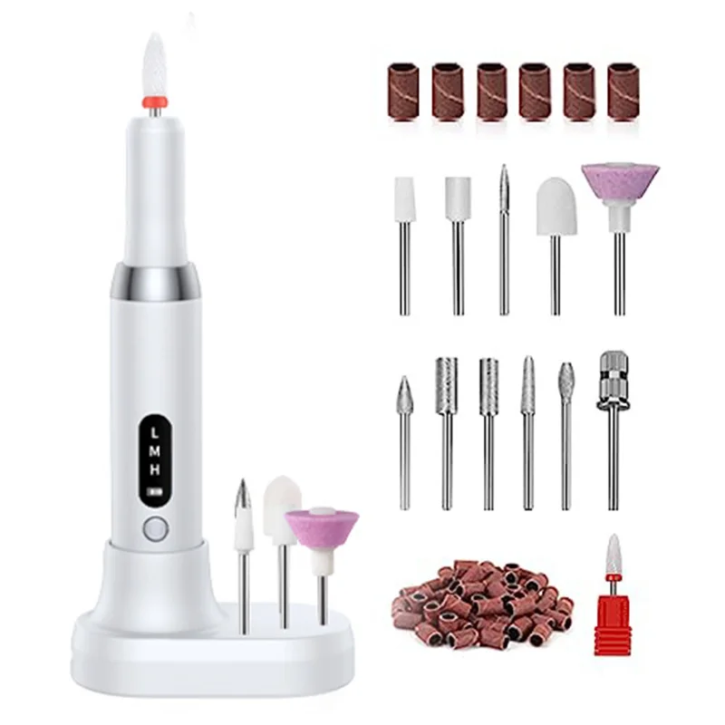 Electric Nail Polisher Drill Bits Professional Nails Grinding Polishing Dead Skin Removal Art Sanding File Pen Manicure Machine
Electric Nail Polisher Drill Bits Professional Nails Grinding Polishing Dead Skin Removal Art Sanding File Pen Manicure Machine