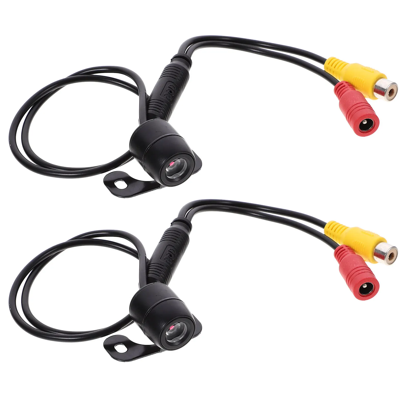 2Pcs Car Rearview Camera Universal Backup Reverse Parking Monitor Wide Angle External Bracket Rear View Safety Reverse Camera