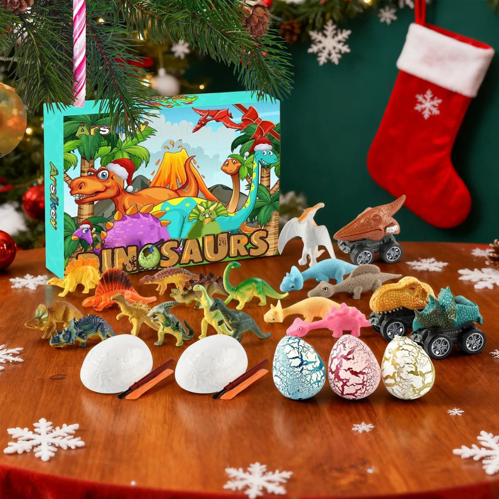 Рождественский обратный отсчет, 24-дневная игрушка, обратный отсчет, автомобили-динозавры для детей, рождественская коллекция игр, обучающая вечеринка
Рождественский обратный отсчет, 24-дневная игрушка, обратный отсчет, автомобили-динозавры для детей, рождественская коллекция игр, обучающая вечеринка