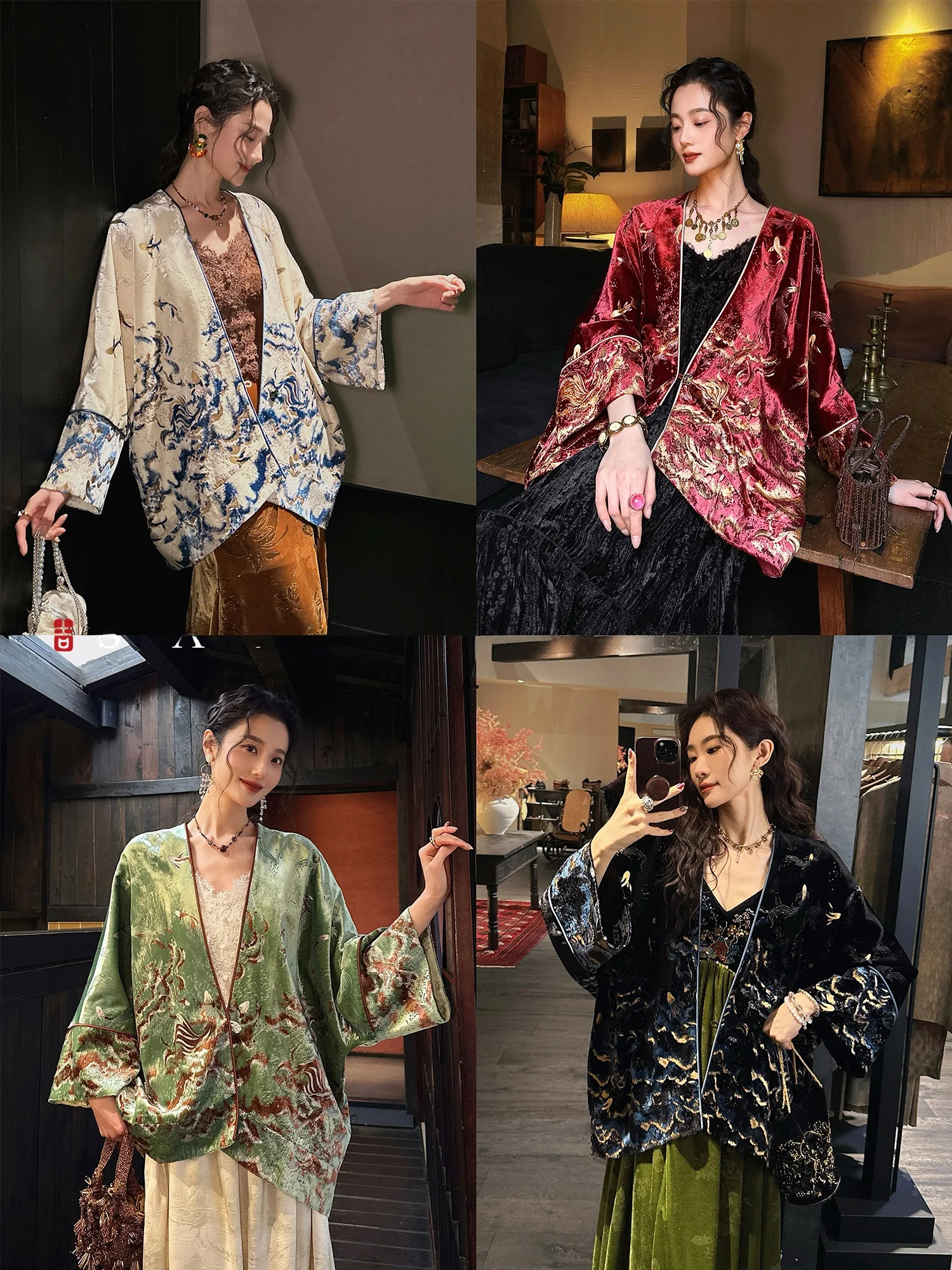 Новая женская куртка Sanji Bla Flower в китайском стиле с лаковой отделкой и золотой вышивкой, бархатная, для ранней весны, красивая, хит продаж
Новая женская куртка Sanji Bla Flower в китайском стиле с лаковой отделкой и золотой вышивкой, бархатная, для ранней весны, красивая, хит продаж