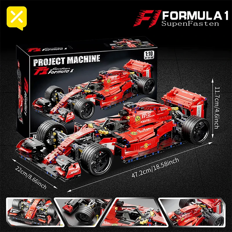 1163PCS Technical F1 RC Race Cars Building Blocks Set Aldults Remote Control Bricks Car Cool Collectible Model Car Diy Kits Toys
1163PCS Technical F1 RC Race Cars Building Blocks Set Aldults Remote Control Bricks Car Cool Collectible Model Car Diy Kits Toys