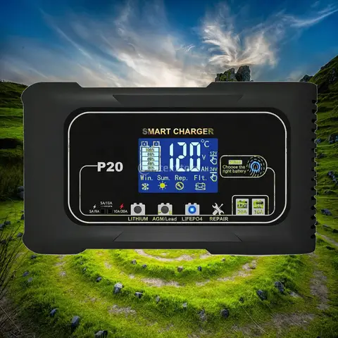 Car Battery Trickle Charger Multiple Protection Automotive Battery Maintainer for Motorcycle