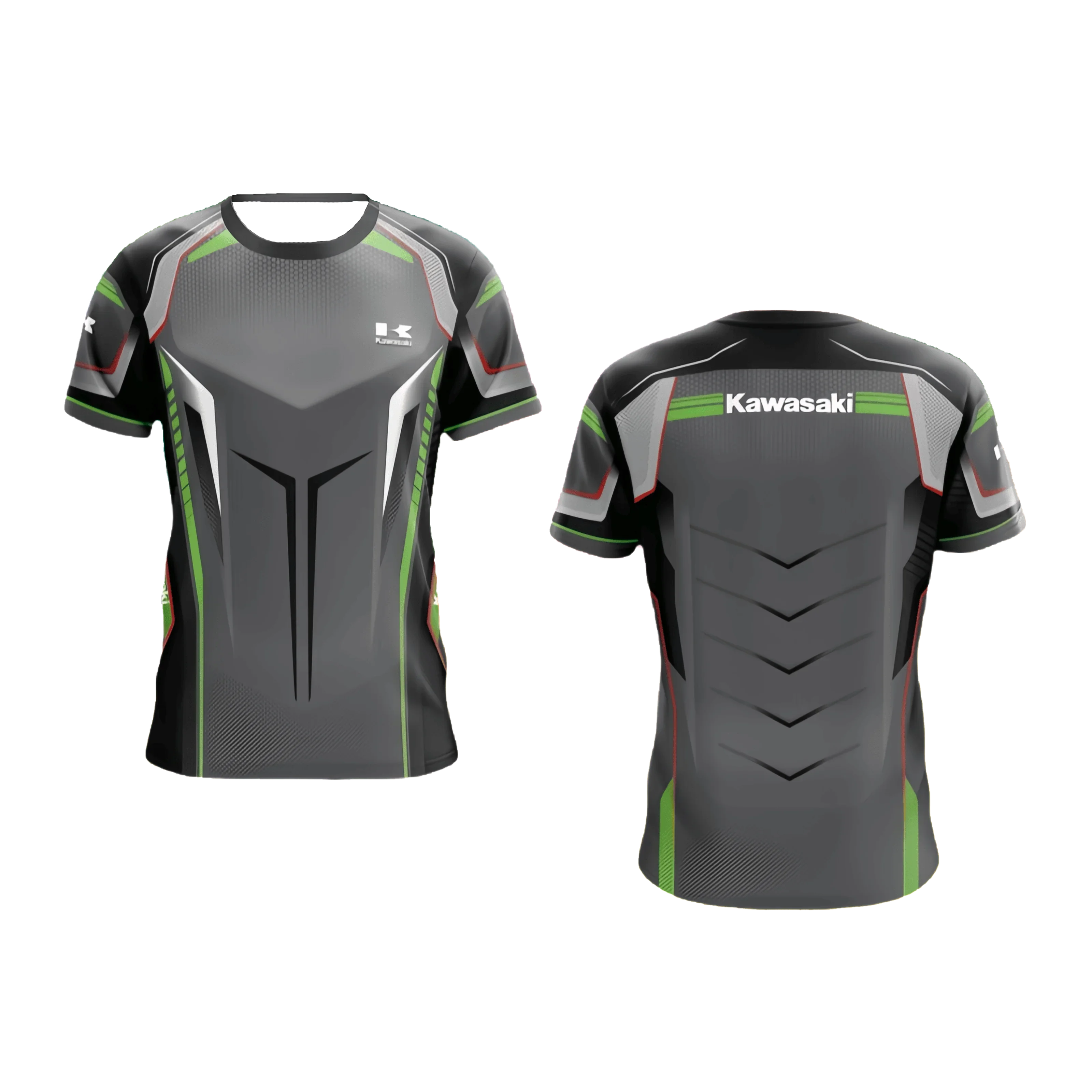 Summer Men's Round Neck Short Sleeved T-Shirt Kawasaki Casual Simple Printed Breathable Quick Drying Comfortable Sports Top
Summer Men's Round Neck Short Sleeved T-Shirt Kawasaki Casual Simple Printed Breathable Quick Drying Comfortable Sports Top