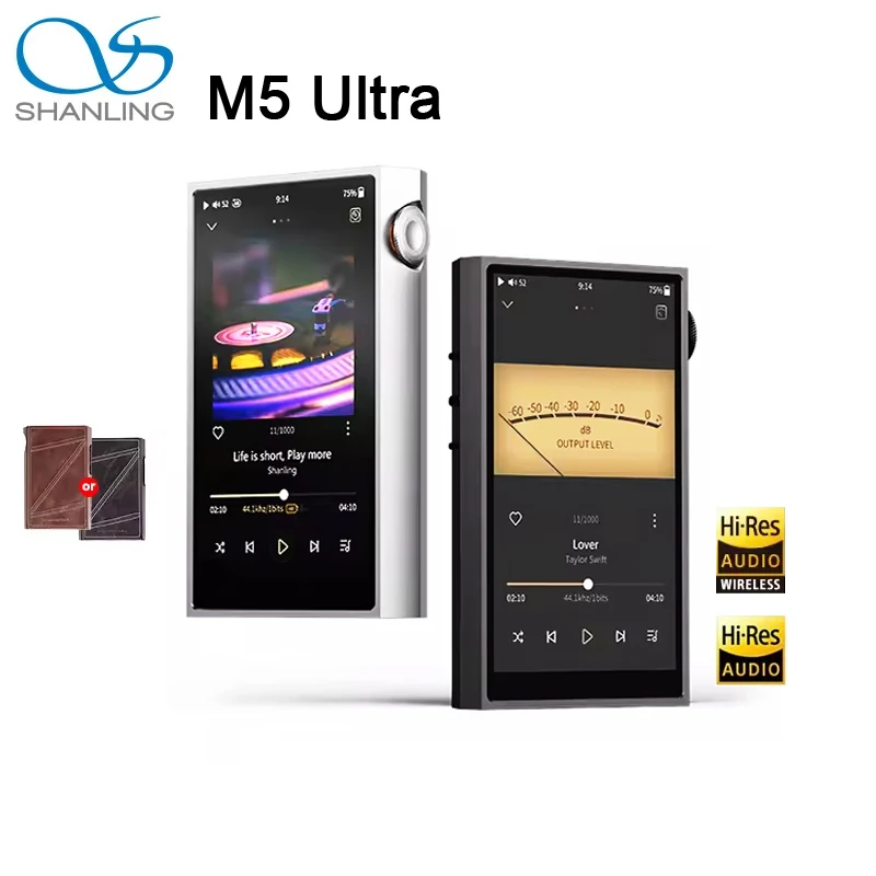 SHANLING M5 Ultra MP3 Player Portable Music Player Hi-Res Audio MP3 Player Bluetooth 5.2 LDAC PCM768 AK4191EQ AK4499EX Chips
SHANLING M5 Ultra MP3 Player Portable Music Player Hi-Res Audio MP3 Player Bluetooth 5.2 LDAC PCM768 AK4191EQ AK4499EX Chips