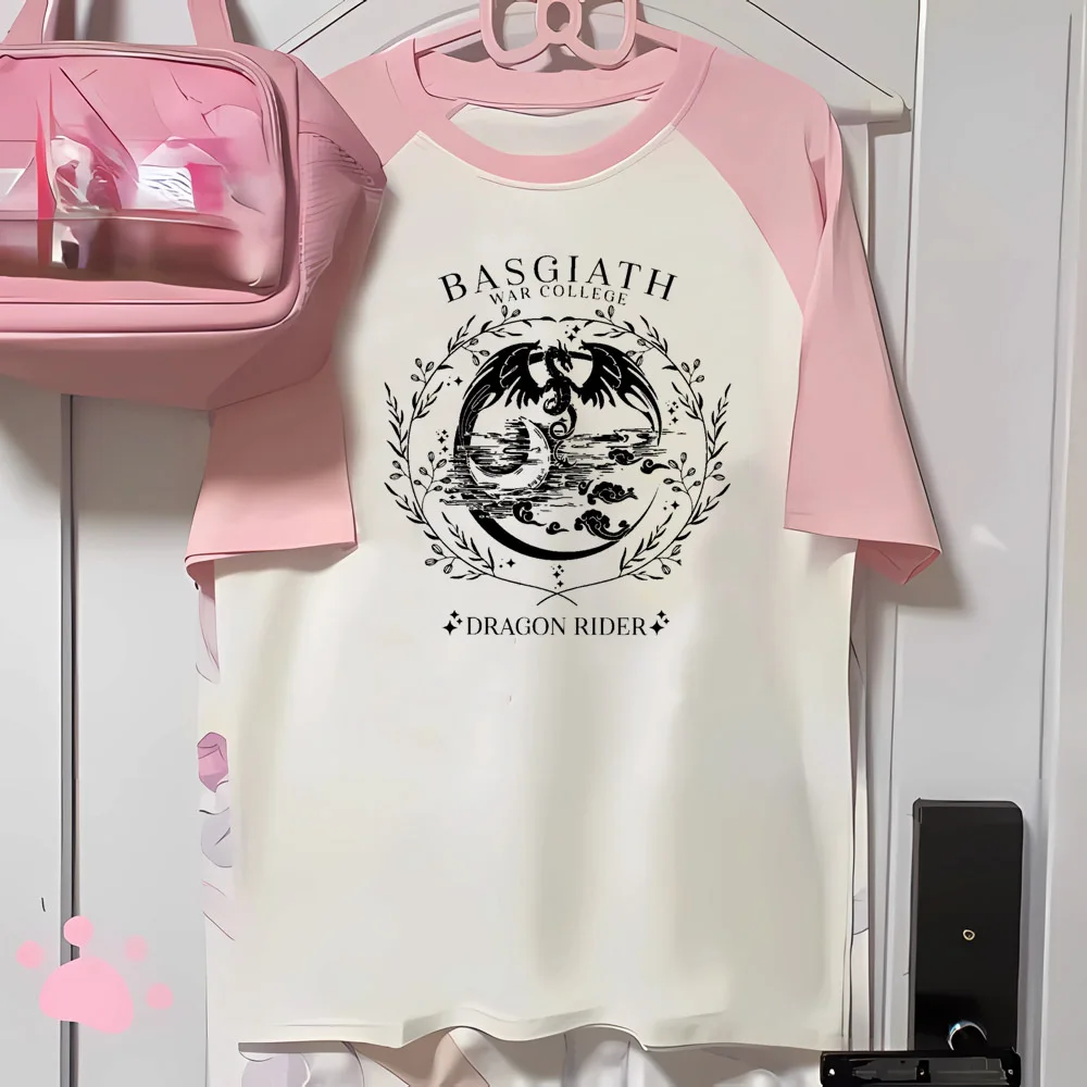 Fourth Wing top women blend breathable casual wear t-shirts girl anime Japanese 2000s clothing
Fourth Wing top women blend breathable casual wear t-shirts girl anime Japanese 2000s clothing