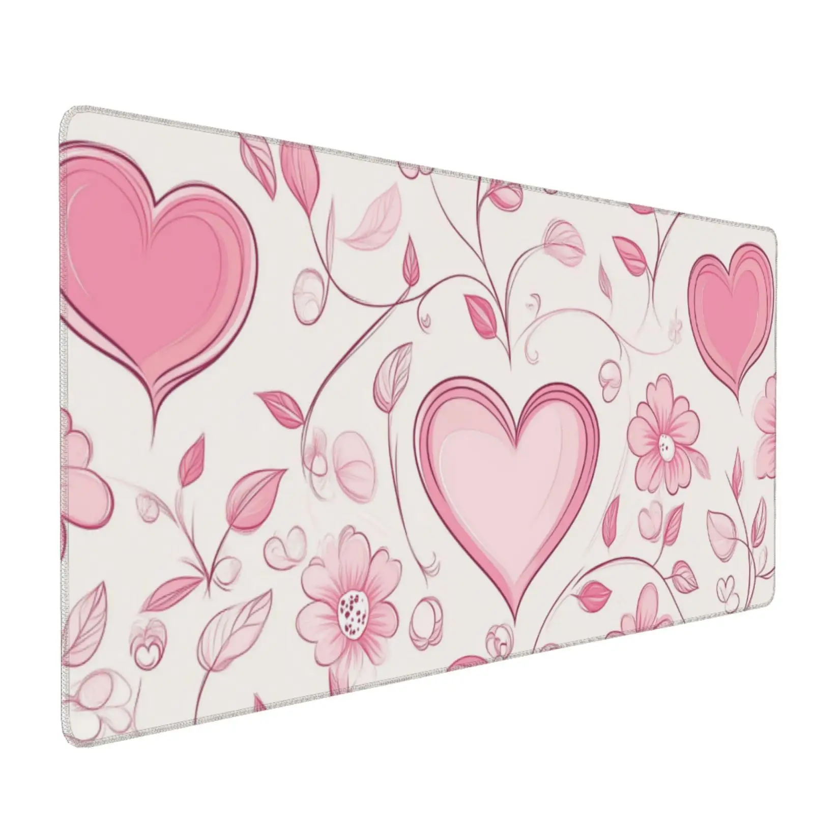 Pink Hearts Floral Large Mouse Pad Non-Slip Desk Mat for Keyboard and Mouse Waterproof Gaming Mousepad Desk Pad Computer XXL
Pink Hearts Floral Large Mouse Pad Non-Slip Desk Mat for Keyboard and Mouse Waterproof Gaming Mousepad Desk Pad Computer XXL