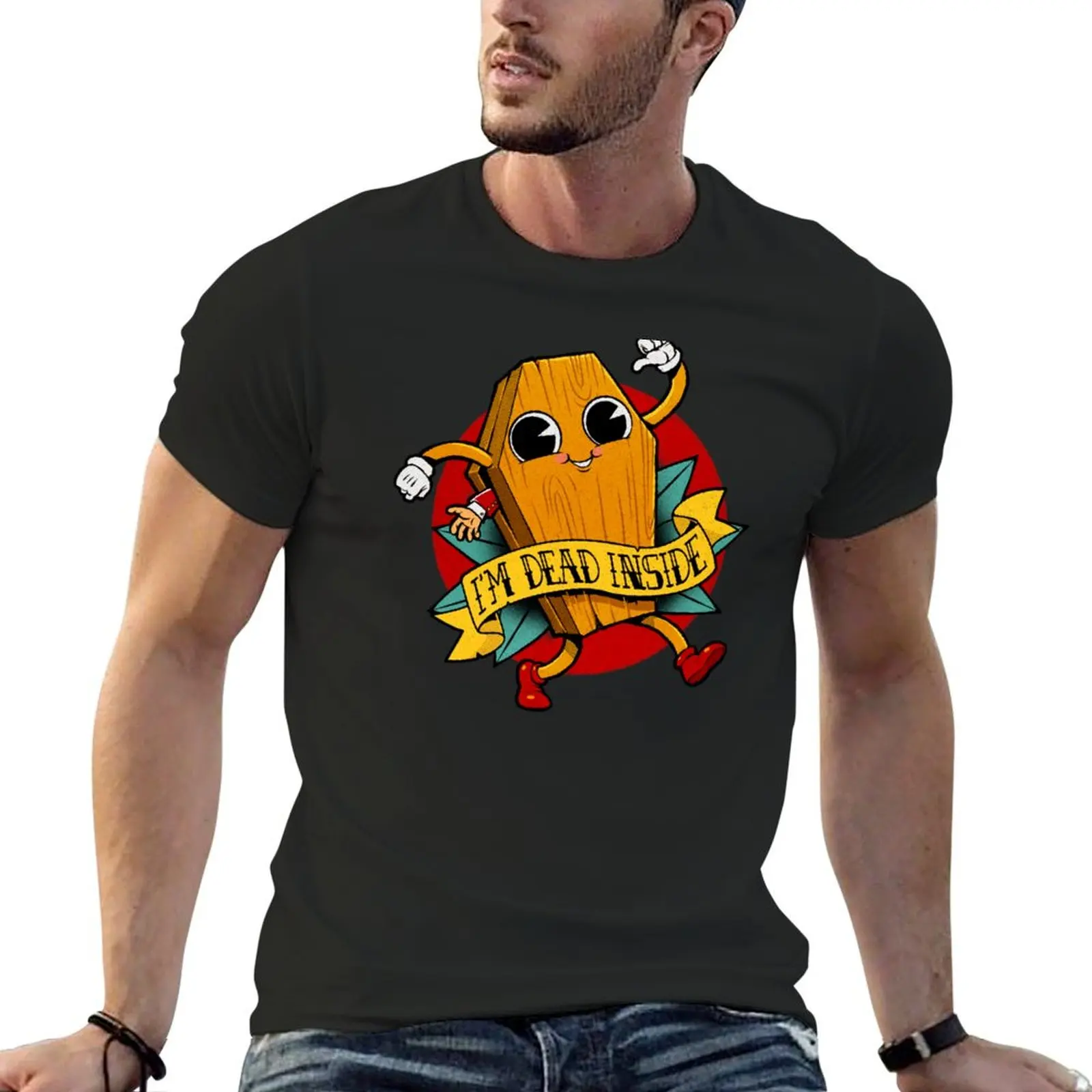I am dead inside coffin character T-Shirt plus sizes basketball graphic tees graphics summer top Men's t shirts
I am dead inside coffin character T-Shirt plus sizes basketball graphic tees graphics summer top Men's t shirts