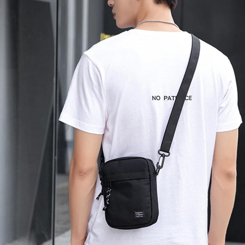 Fashion Men's Simple Mini Crossbody Bag Trend Shoulder Handbag Solid Color Student Phone Bag Simple Shopper Bags Purse
Fashion Men's Simple Mini Crossbody Bag Trend Shoulder Handbag Solid Color Student Phone Bag Simple Shopper Bags Purse