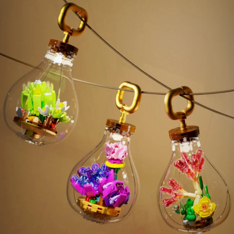 Creative Succulent Flower With Light Building Blocks Eternal Flower Assembly Bricks Home Decor Ornament Holiday Gifts For Youths
Creative Succulent Flower With Light Building Blocks Eternal Flower Assembly Bricks Home Decor Ornament Holiday Gifts For Youths