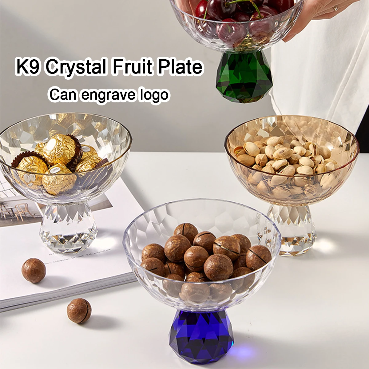 (Can Engrave Logo)K9 Light Luxury Crystal Color Yogurt Bowl, Cocktail Cup, Ice Cream Glass, Juice Cup, Dessert Glass, Fruit Bowl
(Can Engrave Logo)K9 Light Luxury Crystal Color Yogurt Bowl, Cocktail Cup, Ice Cream Glass, Juice Cup, Dessert Glass, Fruit Bowl