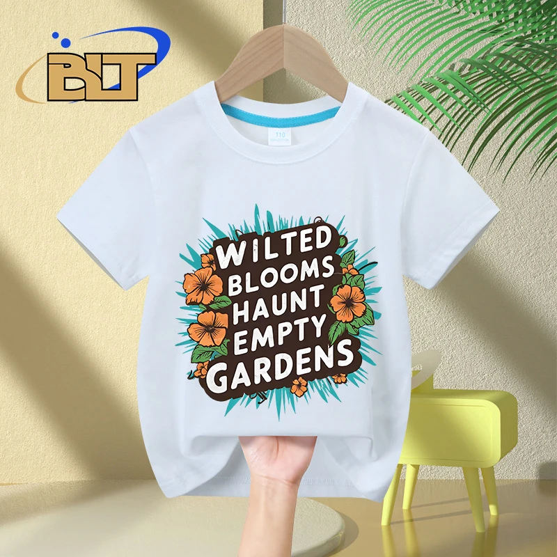 Blooms Green Floral printed kids T-shirt summer children's pure cotton short-sleeved casual tops boys and girls gifts
Blooms Green Floral printed kids T-shirt summer children's pure cotton short-sleeved casual tops boys and girls gifts