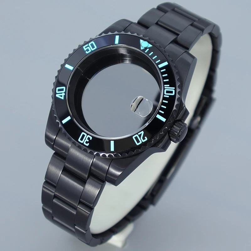 NH35 40mm Black PVD Watch Case C3 Bezel 120clicks For SUB NH35 NH36 NH34 Miyota8215 Eta2824 Movement Oyster Strap Sapphire Glass
NH35 40mm Black PVD Watch Case C3 Bezel 120clicks For SUB NH35 NH36 NH34 Miyota8215 Eta2824 Movement Oyster Strap Sapphire Glass