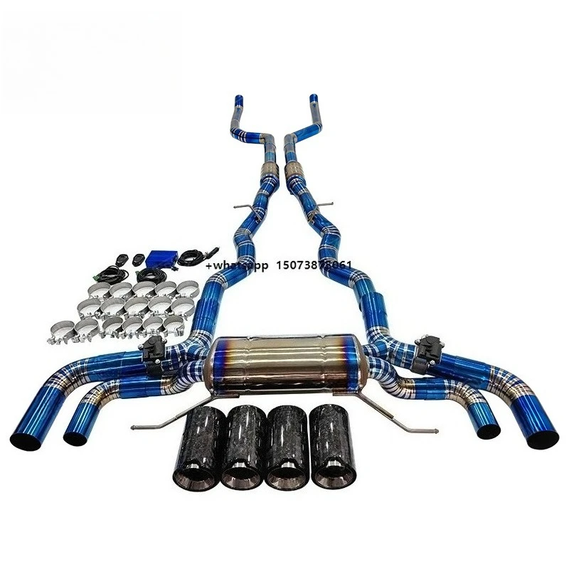 Titanium Valved Sport Catback Systems Muffler Exhaust Pipes for 2019+ M8 F91 F92 F93 Without Opf
Titanium Valved Sport Catback Systems Muffler Exhaust Pipes for 2019+ M8 F91 F92 F93 Without Opf