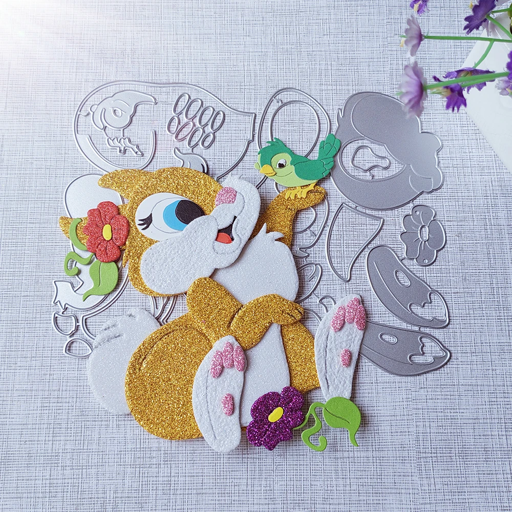 New 13cm high rabbit cutting dies scrapbook decoration embossed photo album decoration card making DIY crafts
New 13cm high rabbit cutting dies scrapbook decoration embossed photo album decoration card making DIY crafts