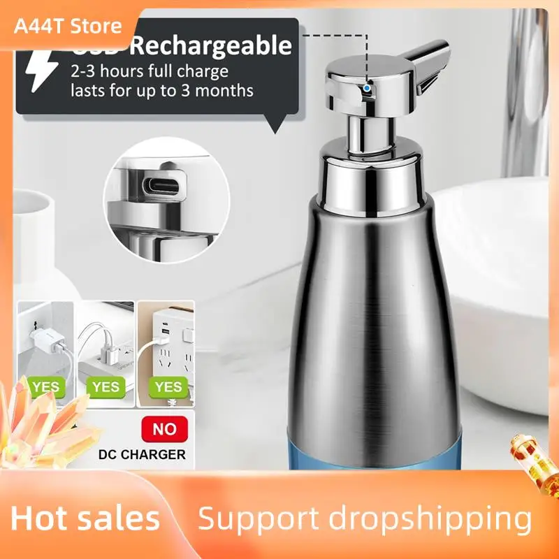 A44T Automatic Soap Dispenser Touchless Stainless Steel Auto Liquid Hand Dish Soap Dispenser Hands Free Electric
A44T Automatic Soap Dispenser Touchless Stainless Steel Auto Liquid Hand Dish Soap Dispenser Hands Free Electric
