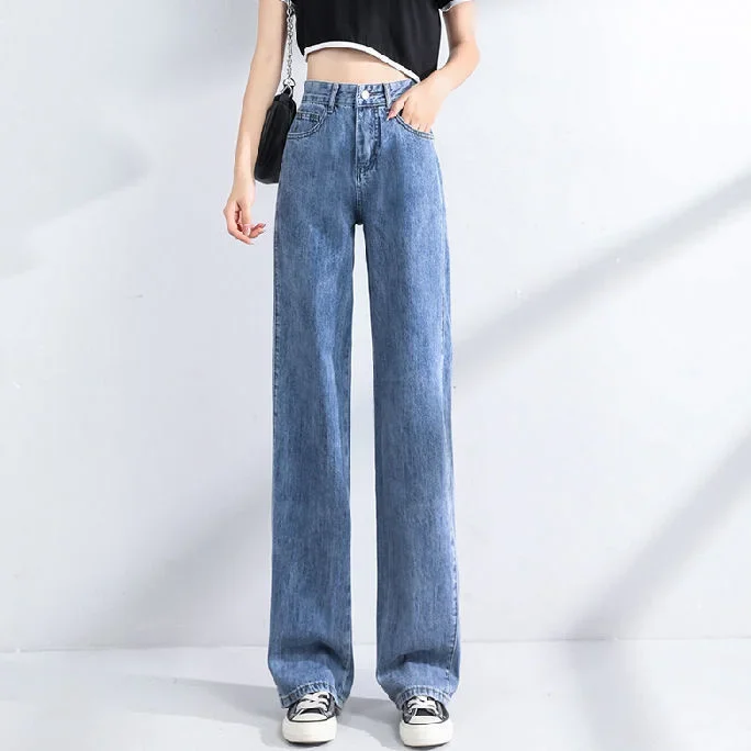 High Waist Leg Jeans Women's Summer Thin Loose 2023 Straight Pants Korean Fashion Pantalon Women Clothing Pants Baggy Jeans
High Waist Leg Jeans Women's Summer Thin Loose 2023 Straight Pants Korean Fashion Pantalon Women Clothing Pants Baggy Jeans