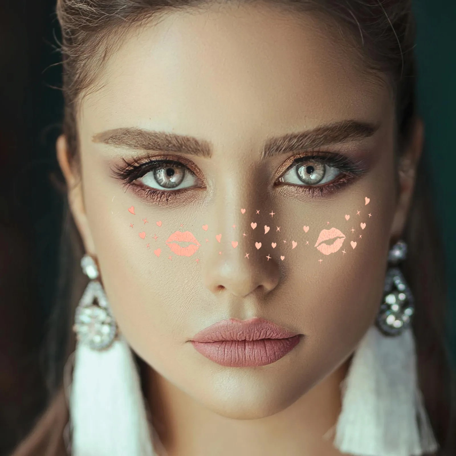 6 Sheets Temporary Freckles Tattoo Glitter Face Stickers Artistic Freckle Makeup Sparkle Freckles for Women Fashion
6 Sheets Temporary Freckles Tattoo Glitter Face Stickers Artistic Freckle Makeup Sparkle Freckles for Women Fashion