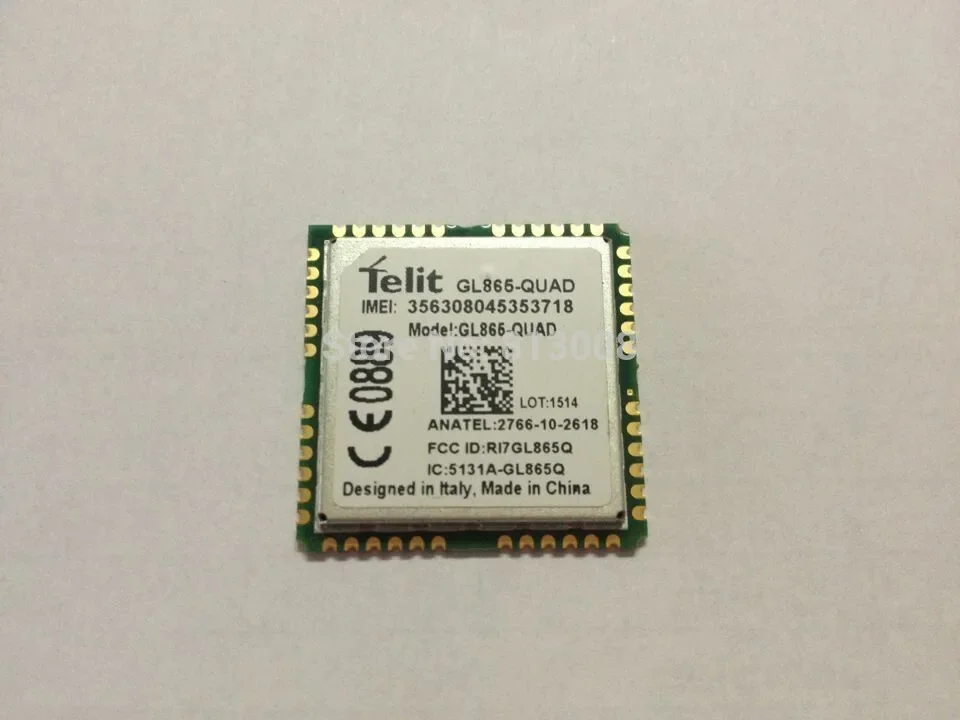 GL865-QUAD 2G GSM GPRS Встроенный четырехдиапазонный модуль 100% новый и оригинальный оригинальный распределитель Emax 2 шт. Бесплатная доставка JINYUSHI STOCK
GL865-QUAD 2G GSM GPRS Встроенный четырехдиапазонный модуль 100% новый и оригинальный оригинальный распределитель Emax 2 шт. Бесплатная доставка JINYUSHI STOCK