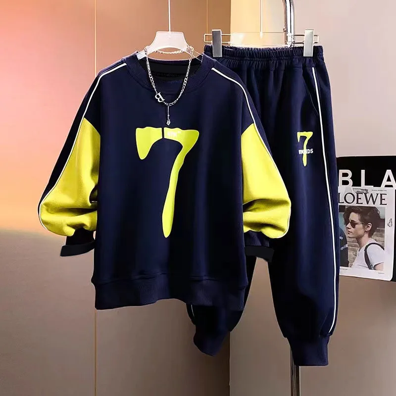 Spring Autumn Kids Printed Sweatshirts Cotton Casual Pants Suit Toddler Boys TracksuitBoys 2PCS Sports Clothes Set 4-14 Years
Spring Autumn Kids Printed Sweatshirts Cotton Casual Pants Suit Toddler Boys TracksuitBoys 2PCS Sports Clothes Set 4-14 Years
