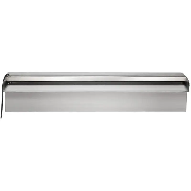 Pool Fountain Stainless Steel Pool Waterfall 11.8\" x 4.5\" x 3.1\"(W x D x H) with LED Strip Light Waterfall Spillway with Pipe Connector Rectangular Garden Outdoor
Pool Fountain Stainless Steel Pool Waterfall 11.8\" x 4.5\" x 3.1\"(W x D x H) with LED Strip Light Waterfall Spillway with Pipe Connector Rectangular Garden Outdoor