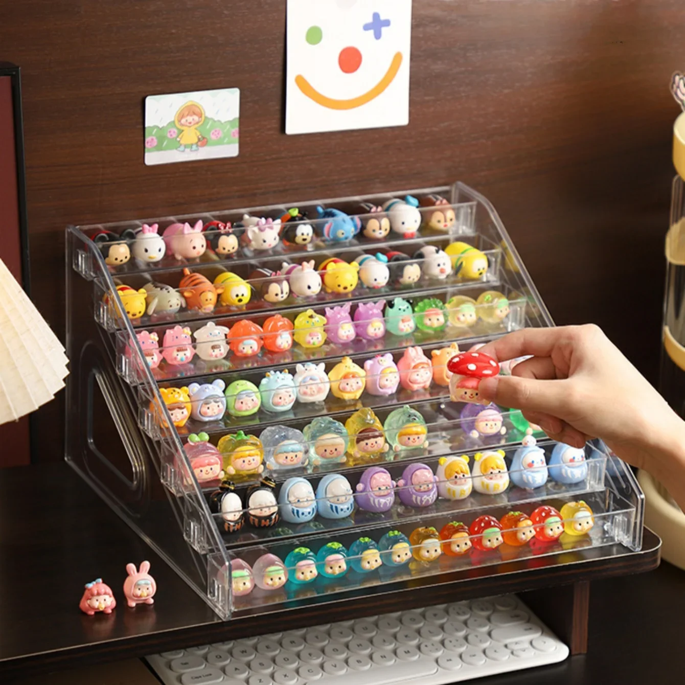 Multi Tiered Blind Box Figurine Storage Rack,Mobile Phone Cases,Large Capacity Display Shelves for Cosmetics,3rd and 7th Floors
Multi Tiered Blind Box Figurine Storage Rack,Mobile Phone Cases,Large Capacity Display Shelves for Cosmetics,3rd and 7th Floors