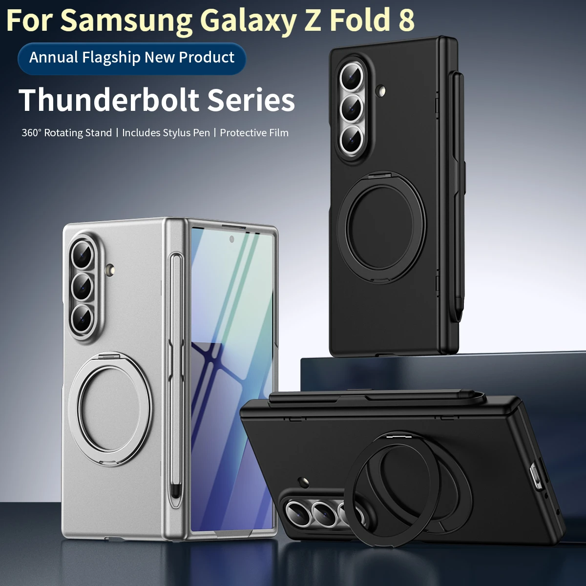For Samsung Galaxy Z Fold 8 Case with Stylus Pen Magsafe 360° Rotation Stand Hinge Screen Protector Full Protection Cover
For Samsung Galaxy Z Fold 8 Case with Stylus Pen Magsafe 360° Rotation Stand Hinge Screen Protector Full Protection Cover