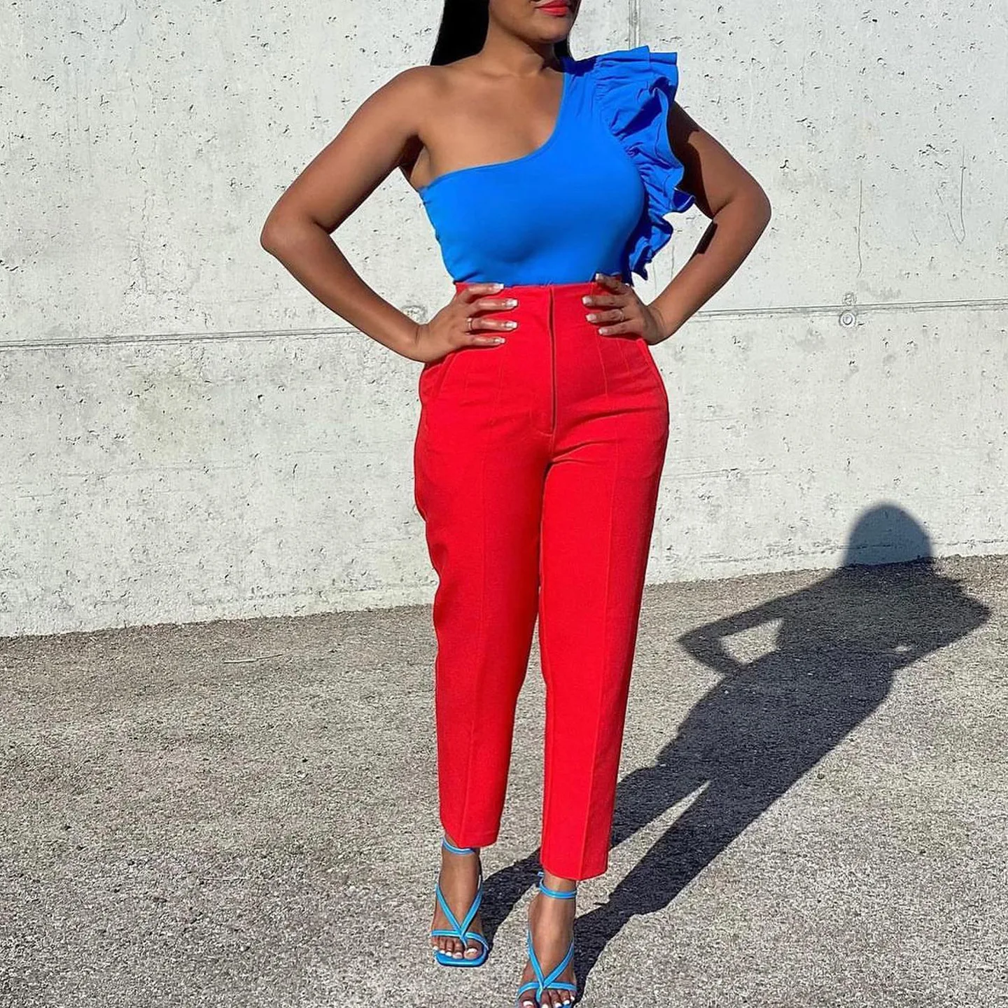 6 Colors Stylish Pants Women Solid Long Drop Trousers Office Casual Female Slim Straight Pants Africa clothing
6 Colors Stylish Pants Women Solid Long Drop Trousers Office Casual Female Slim Straight Pants Africa clothing