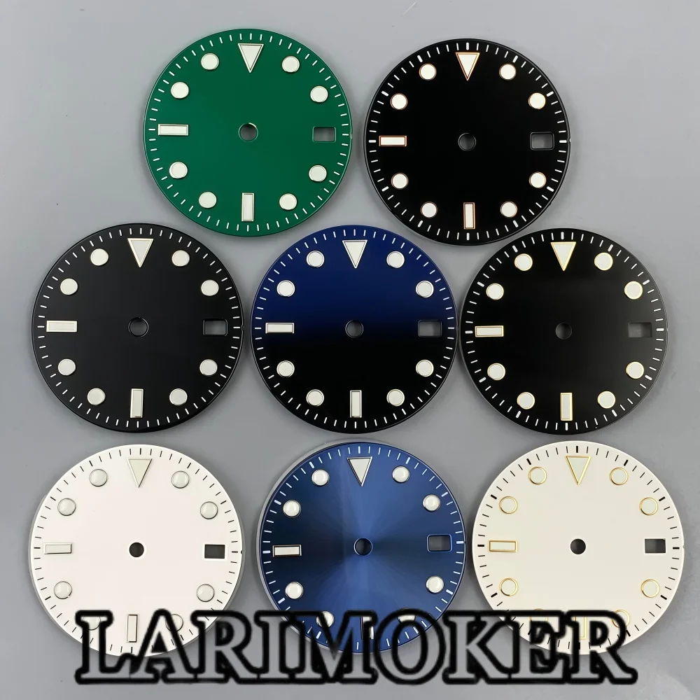 LARIMOKER 29mm Dive Watch Dial Suitable for NH35 NH36 Automatic Movement Green Blue Luminous With Hands Custom Watch Parts
LARIMOKER 29mm Dive Watch Dial Suitable for NH35 NH36 Automatic Movement Green Blue Luminous With Hands Custom Watch Parts
