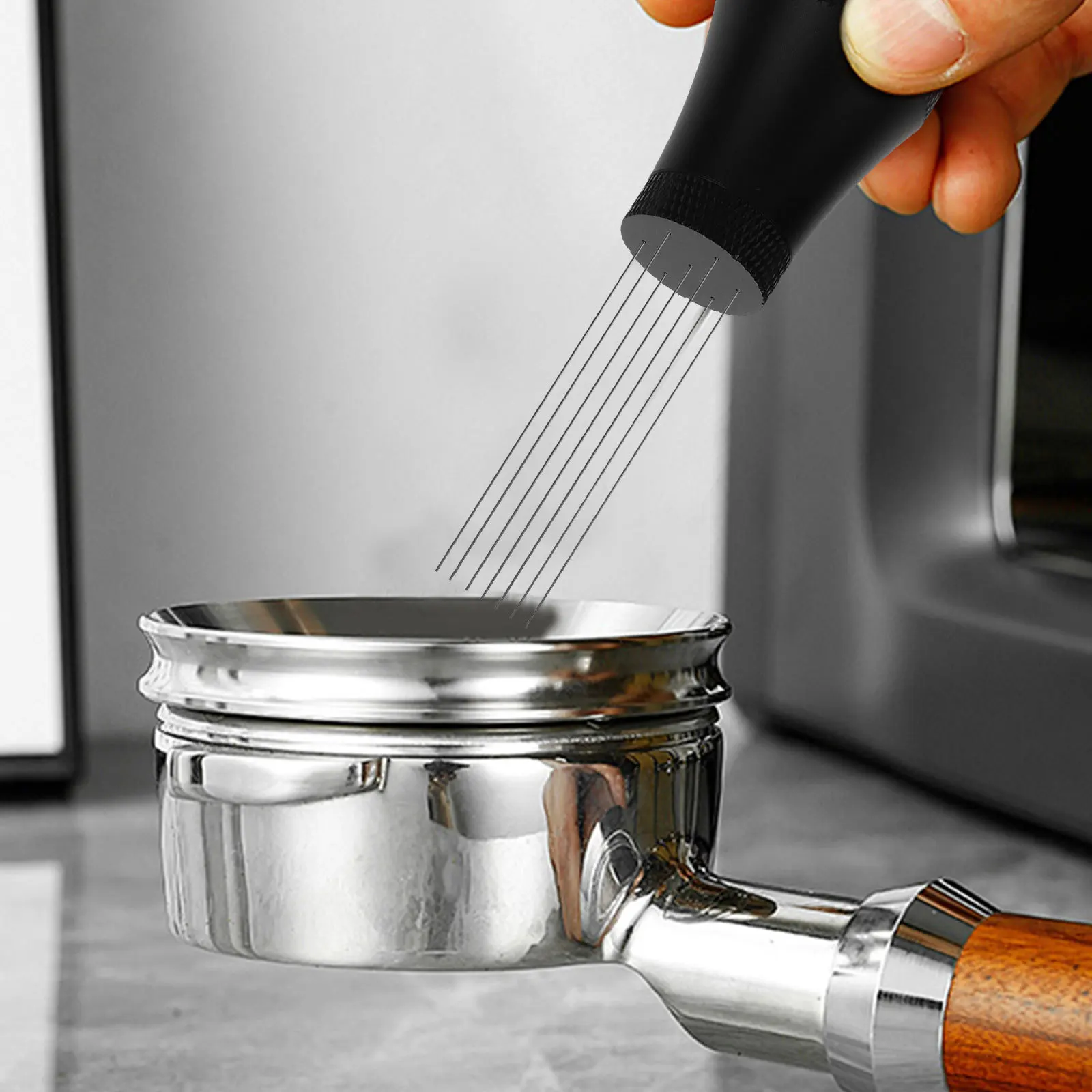Coffee Powder Spreading Needle Distribution Tool Stirring Type Stirrers for Espresso
Coffee Powder Spreading Needle Distribution Tool Stirring Type Stirrers for Espresso