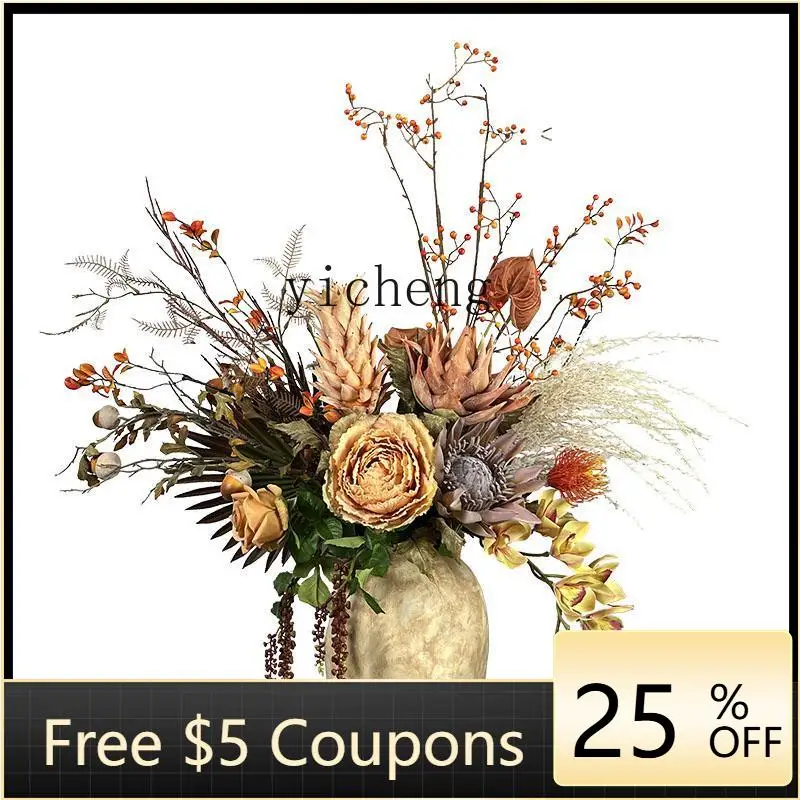 YFY Vintage Peony Artificial Decorative Floral Art Mid-Century Style Soft Decoration Fake Flower Home Ornament
YFY Vintage Peony Artificial Decorative Floral Art Mid-Century Style Soft Decoration Fake Flower Home Ornament