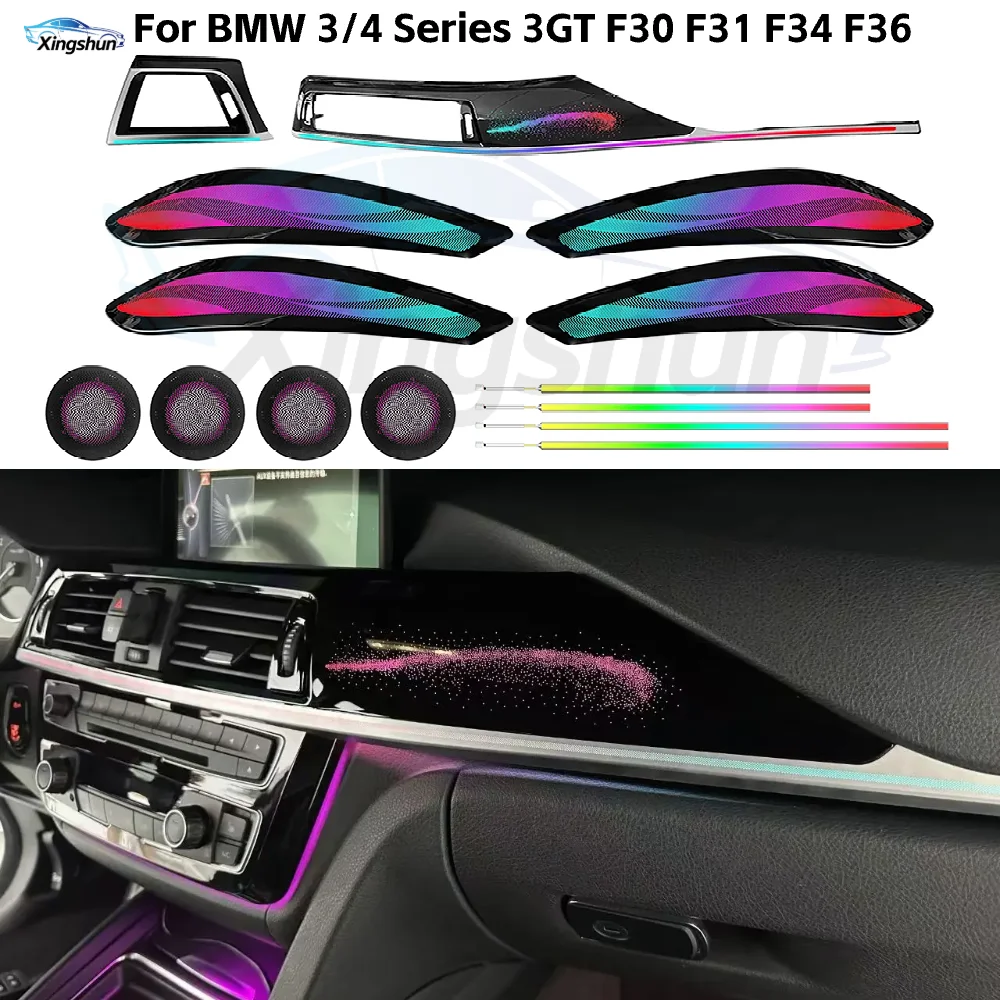 LHD/RHD Upgrade LED Car Interior Ambient Lighting for BMW 3/4 Series 3GT F30 F31 F34 F36 2011-2019 Decoration Parts Accessories
LHD/RHD Upgrade LED Car Interior Ambient Lighting for BMW 3/4 Series 3GT F30 F31 F34 F36 2011-2019 Decoration Parts Accessories