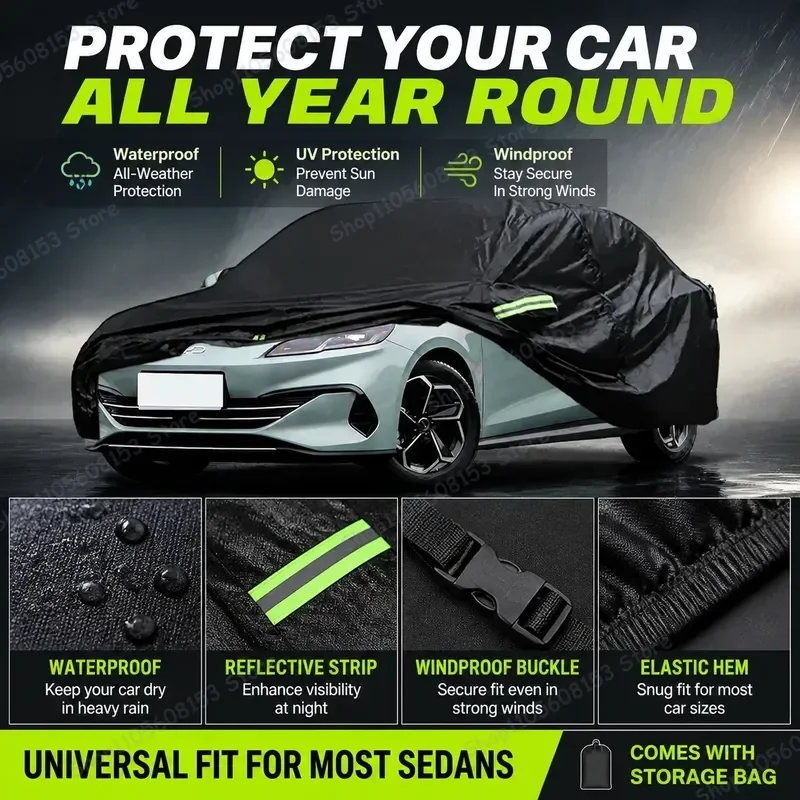Outdoor Waterproof UV Sun Frost Protection All Weather Dust Windproof Fit Car Cover For BYD ATTO 1 ATTO 2 3 4
Outdoor Waterproof UV Sun Frost Protection All Weather Dust Windproof Fit Car Cover For BYD ATTO 1 ATTO 2 3 4