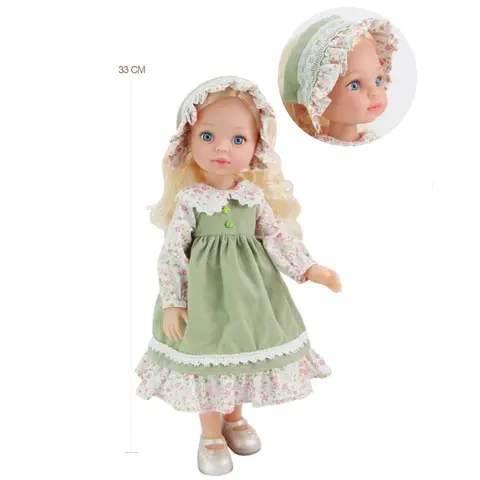 Realistic Lifelike Doll Toys,13 Inch Movable Figure Girls Doll with Clothes and Shoes,Birthday Present Gifts