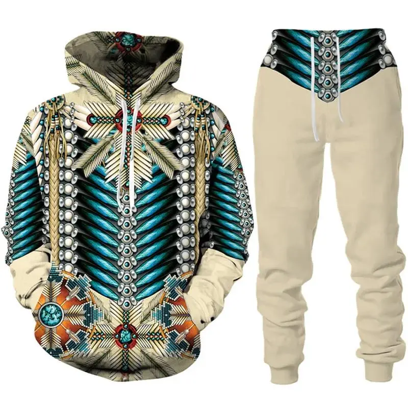 Retro Ethnic Pattern Hoodie Sets 3d Print Men's Hoodie Pants 2-Piece Outfits Men Hooded Sweatshirt Sets Tracksuit Suits
Retro Ethnic Pattern Hoodie Sets 3d Print Men's Hoodie Pants 2-Piece Outfits Men Hooded Sweatshirt Sets Tracksuit Suits