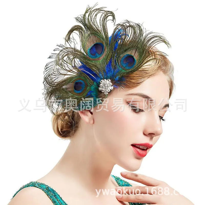 Cross-BorderebayPeacock Feather Headpiece Hair Flower Vintage Bride Hair Accessories Hair Clip Wholesale
Cross-BorderebayPeacock Feather Headpiece Hair Flower Vintage Bride Hair Accessories Hair Clip Wholesale