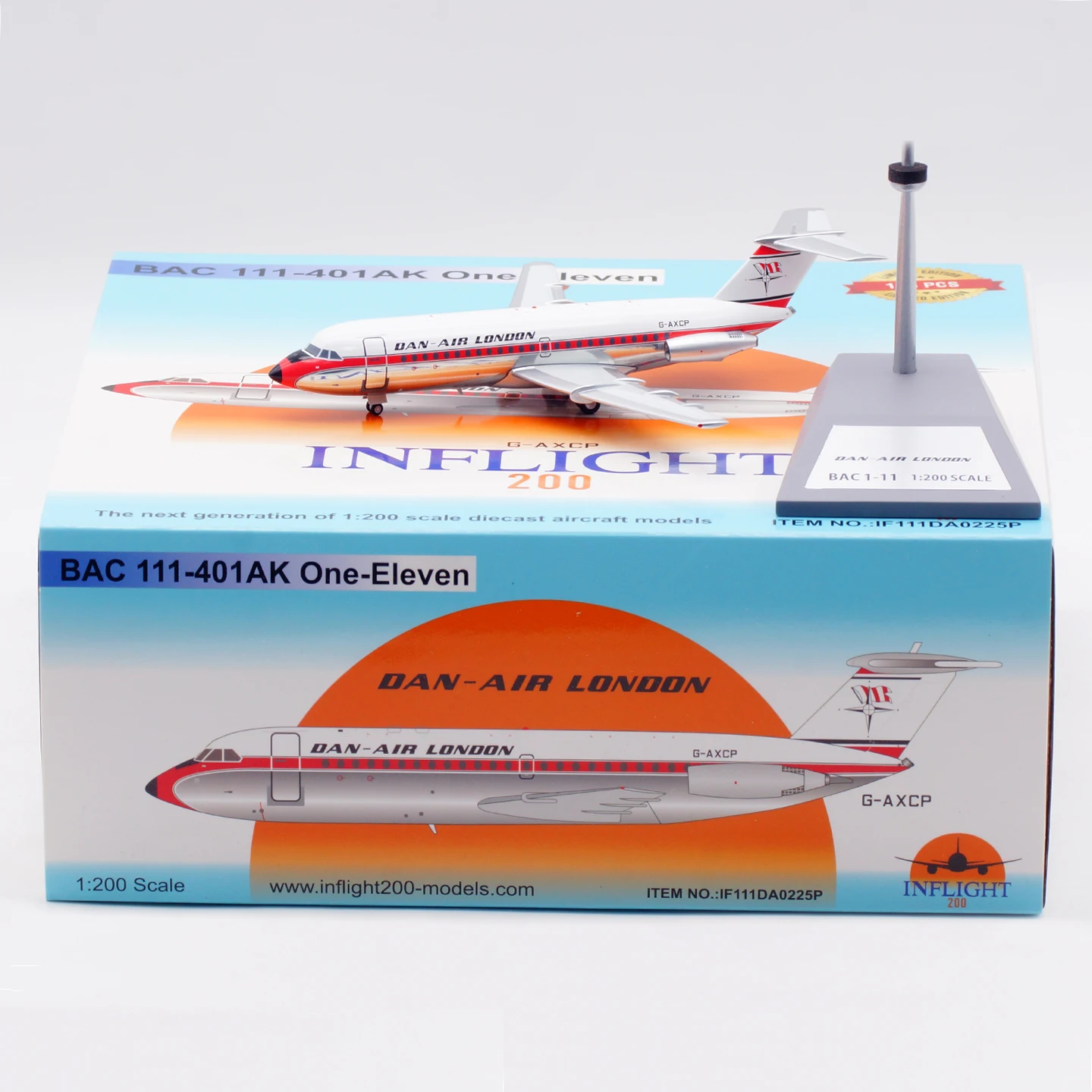 IF111DA0225P Коллекционный самолет из сплава в подарок, INFLIGHT 1:200 Dan-Air London BAC111, одноразовая полированная литая под давлением модель самолета G-AXCP
IF111DA0225P Коллекционный самолет из сплава в подарок, INFLIGHT 1:200 Dan-Air London BAC111, одноразовая полированная литая под давлением модель самолета G-AXCP