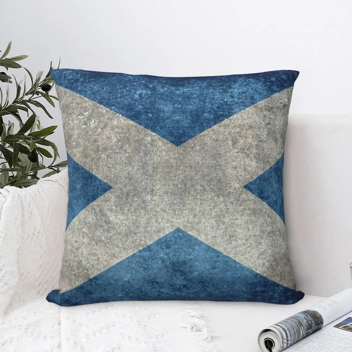 Flag Of Scotland - Grungy Vintage Version Square Pillowcase Polyester Pillow Cover Cushion Comfort Throw Pillow For Home Car
Flag Of Scotland - Grungy Vintage Version Square Pillowcase Polyester Pillow Cover Cushion Comfort Throw Pillow For Home Car