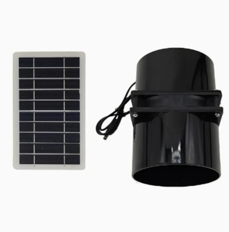10W 12V Solar Powered Exhaust Fan for Round Pipe ABS Solar Panel Ventilation Fan Kit for Pet House Chicken Coop RV Greenhouse
10W 12V Solar Powered Exhaust Fan for Round Pipe ABS Solar Panel Ventilation Fan Kit for Pet House Chicken Coop RV Greenhouse