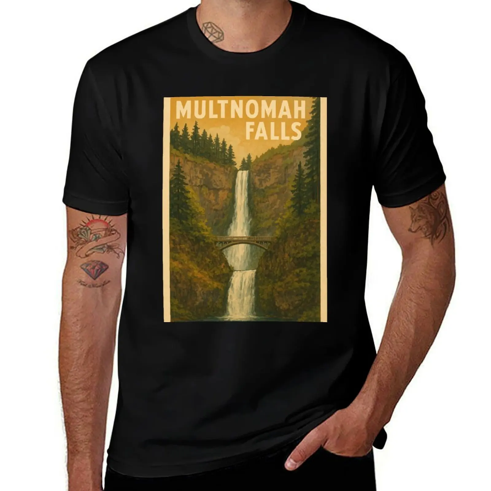 Футболка Multnomah Falls Columbia Gorge View, мужская одежда, одежда в стиле хиппи для мальчика, мужская одежда больших размеров
Футболка Multnomah Falls Columbia Gorge View, мужская одежда, одежда в стиле хиппи для мальчика, мужская одежда больших размеров