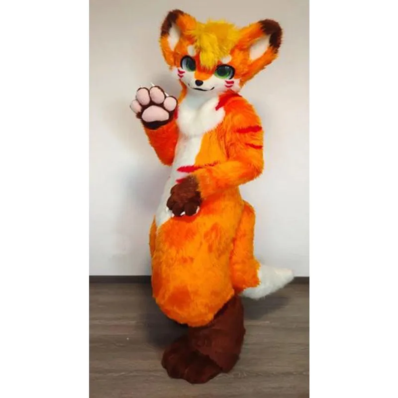 Orange Fursuit Long Fur Husky Dog Fox Mascot Costume Carnival Halloween Suit Cosplay
Orange Fursuit Long Fur Husky Dog Fox Mascot Costume Carnival Halloween Suit Cosplay