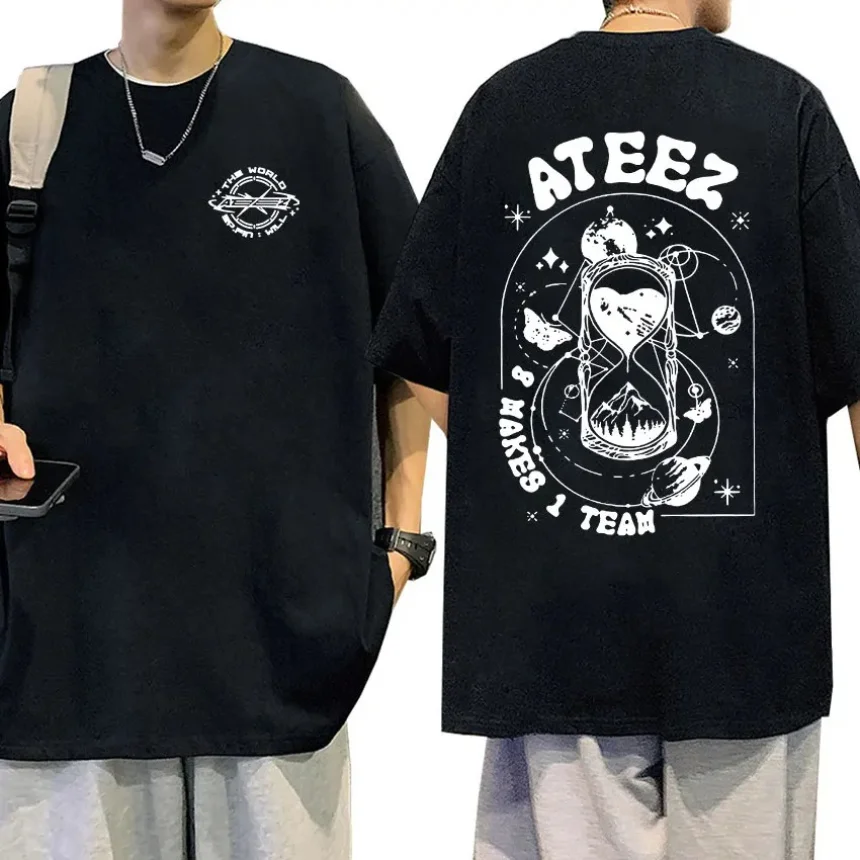 Футболки большого размера High Street Fashion Ateez Album The World Ep Fin Will Tour Графические футболки для мужчин и женщин Трендовая футболка в стиле хип-хоп
Футболки большого размера High Street Fashion Ateez Album The World Ep Fin Will Tour Графические футболки для мужчин и женщин Трендовая футболка в стиле хип-хоп